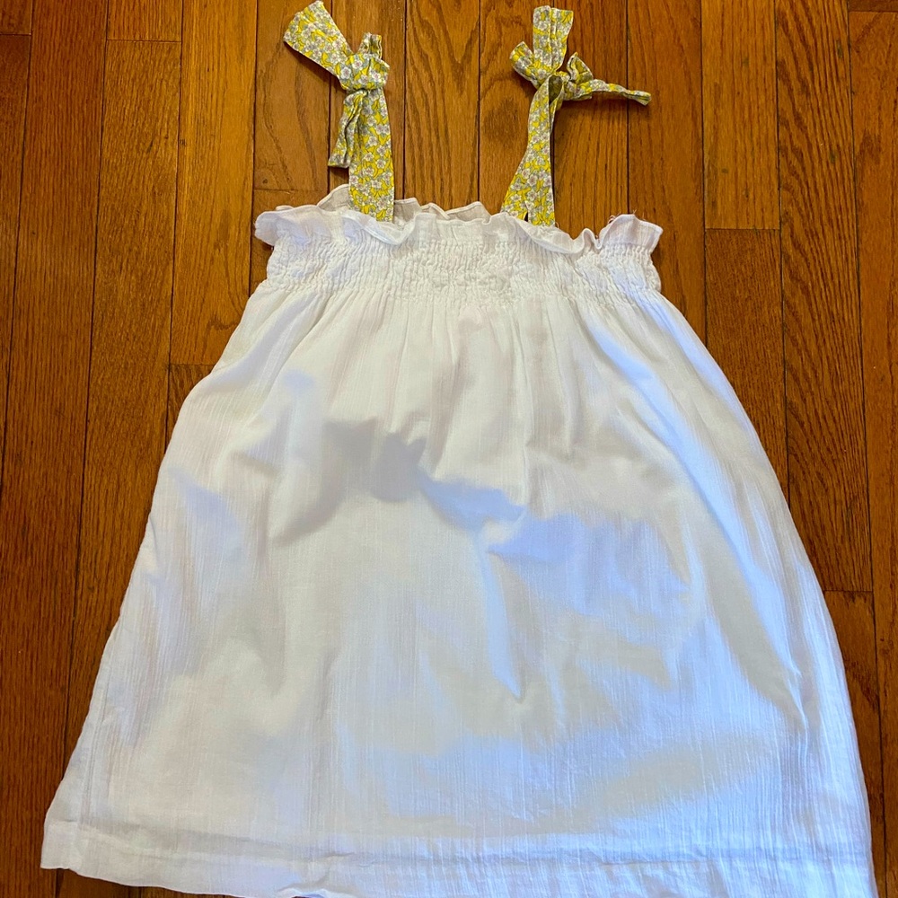 🇪🇸Spanish Neck & Neck brand from El Corte Ingles store. White sundress size 7.